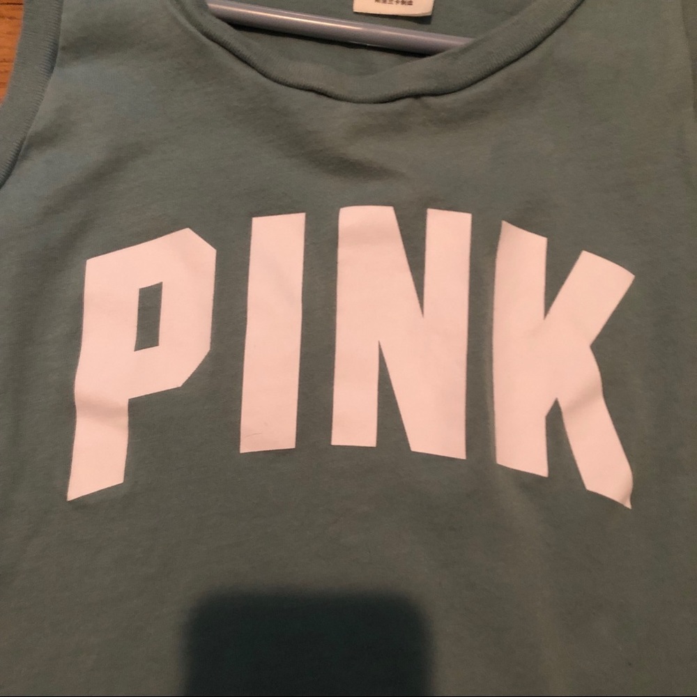 Pink Cropped Tank - Picture 2 of 4